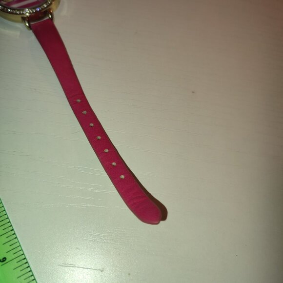 Jessica Carlyle Pink Happy Watch Smiley Heart Pineapple Quartz Stainless Steel - Picture 4 of 10